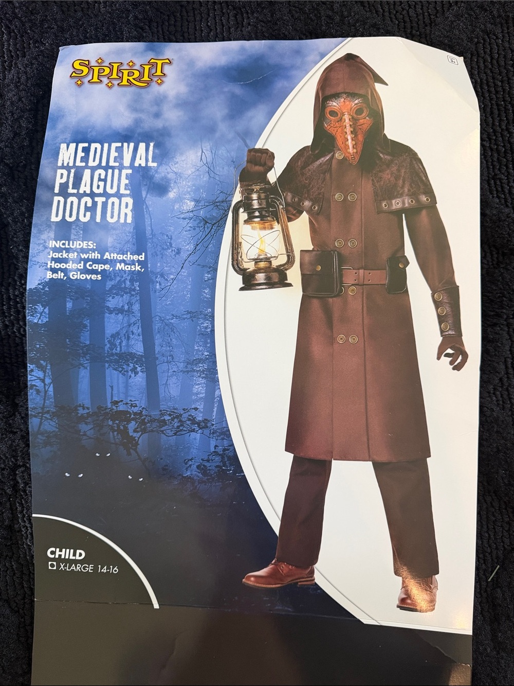 Spirit Brown Medieval Plague Doctor Costume